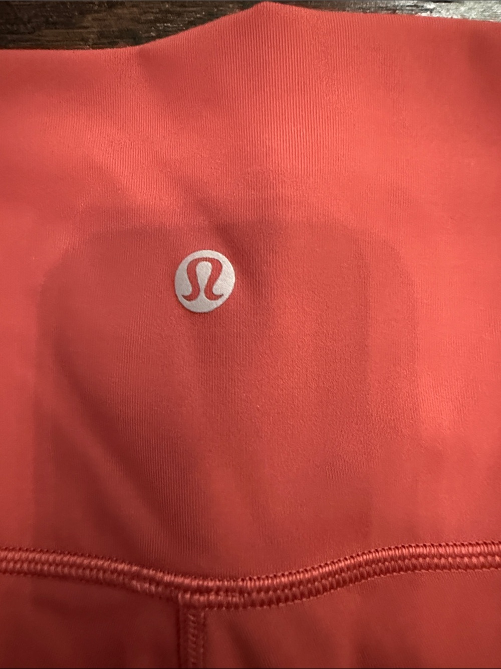 High-Waist Lululemon Muted Coral Leggings - Picture 4 of 4